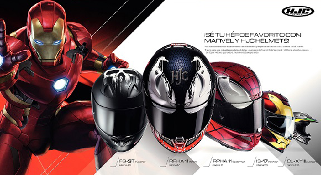 cascos inspirada en Héroes - Pasión Biker