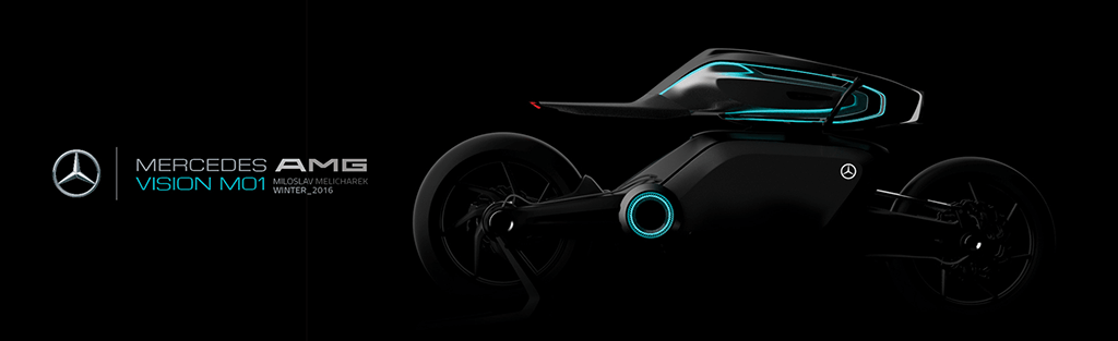 Motociclistas futuristas